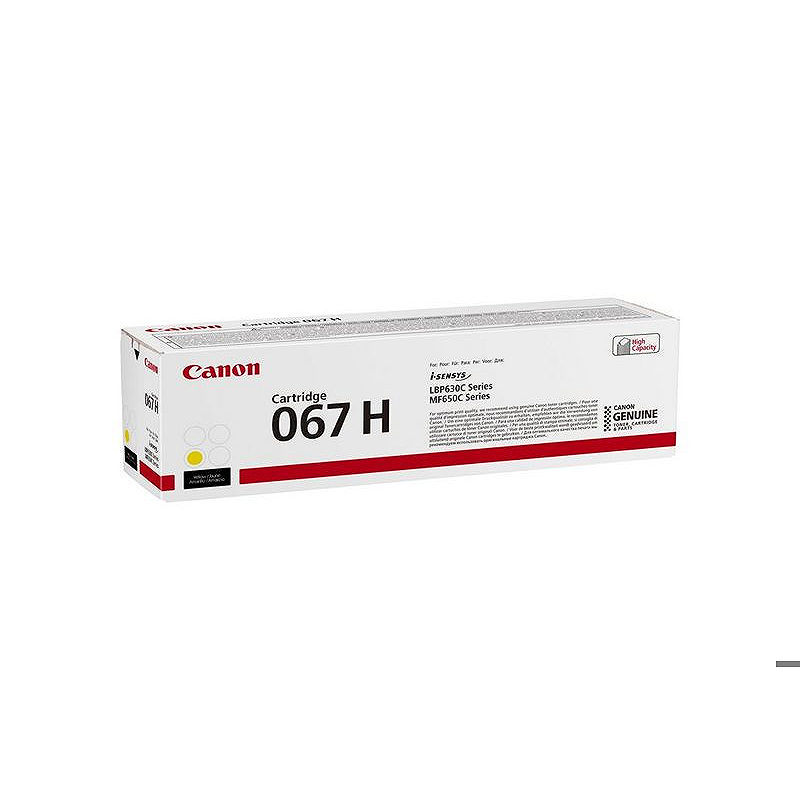 Canon 067H tonerpatron 1 stk Original Gul - Billede 2