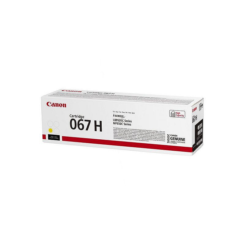 Canon 067H tonerpatron 1 stk Original Gul - Billede 3