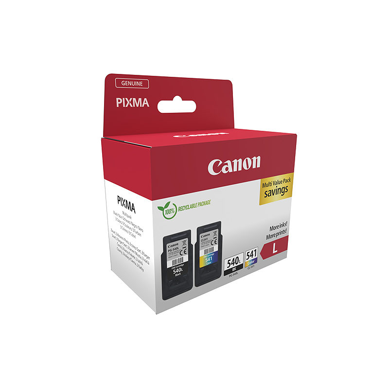 Canon 5224B013 blækpatron 2 stk Original Sort, Blå, Magenta, Gul - Billede 2