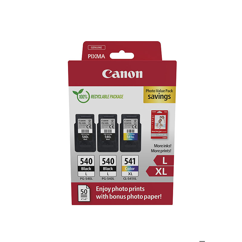 Canon 5224B015 blækpatron 3 stk Original Sort, Blå, Magenta, Gul