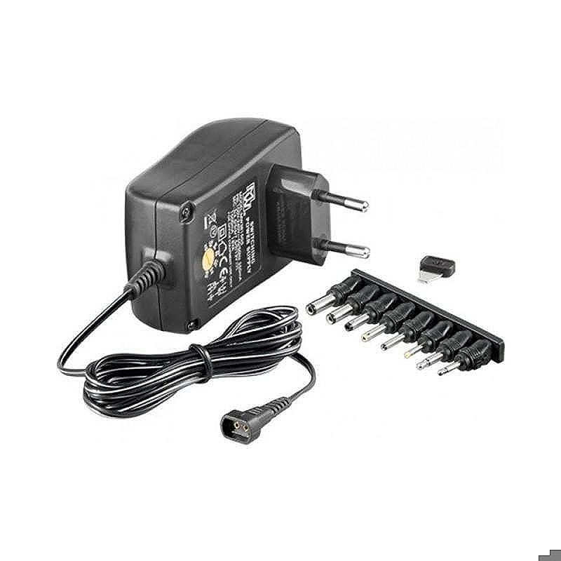 Universal 3-12V oplader Goobay