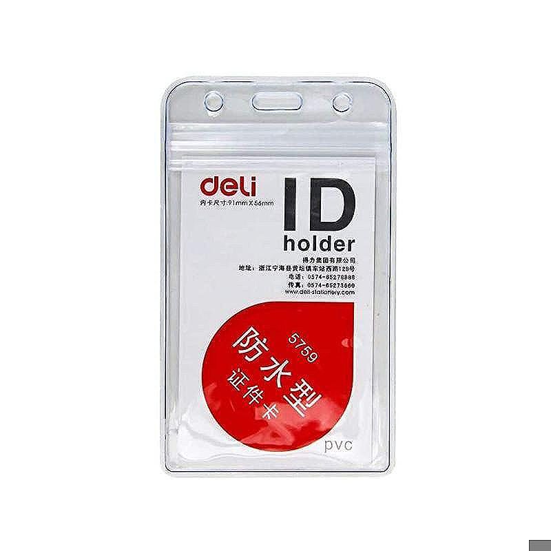 ID Kort holder i klar plast 10 stk