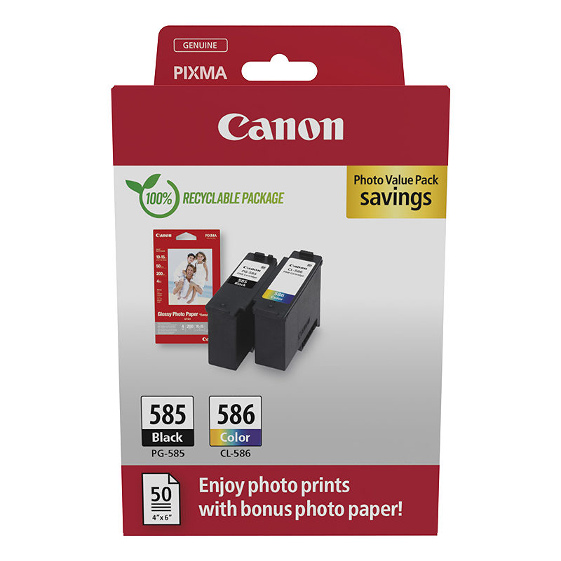 Canon PG-585/CL-586 PVP ink cartridge