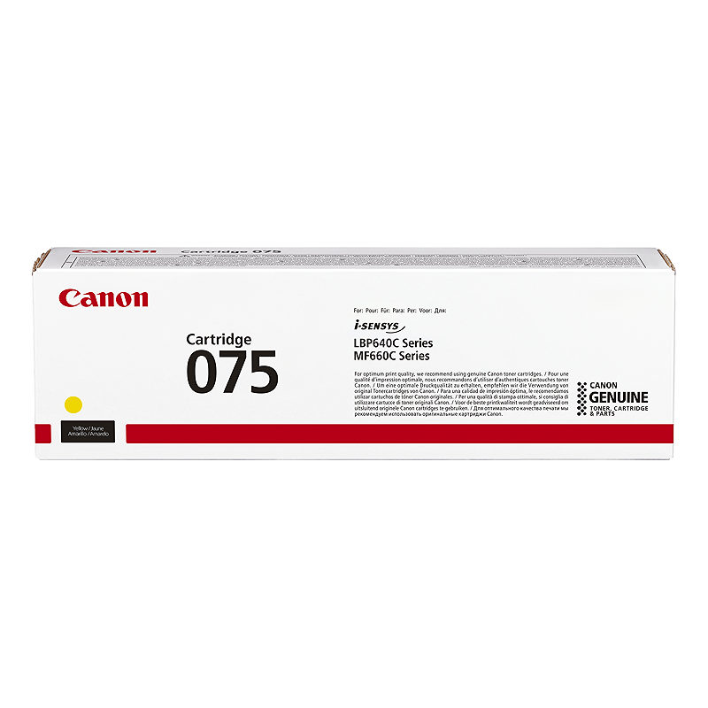 Canon 075 tonerpatron 1 stk Original Gul