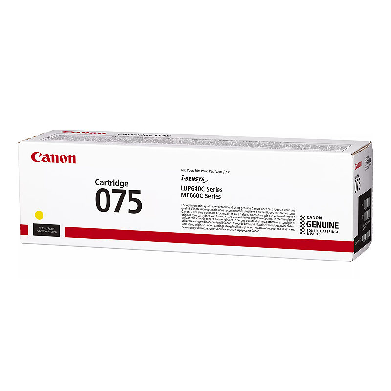 Canon 075 tonerpatron 1 stk Original Gul - Billede 3