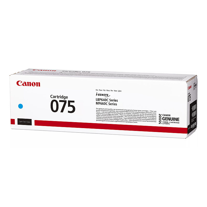 Canon 075 tonerpatron 1 stk Original Blå - Billede 3