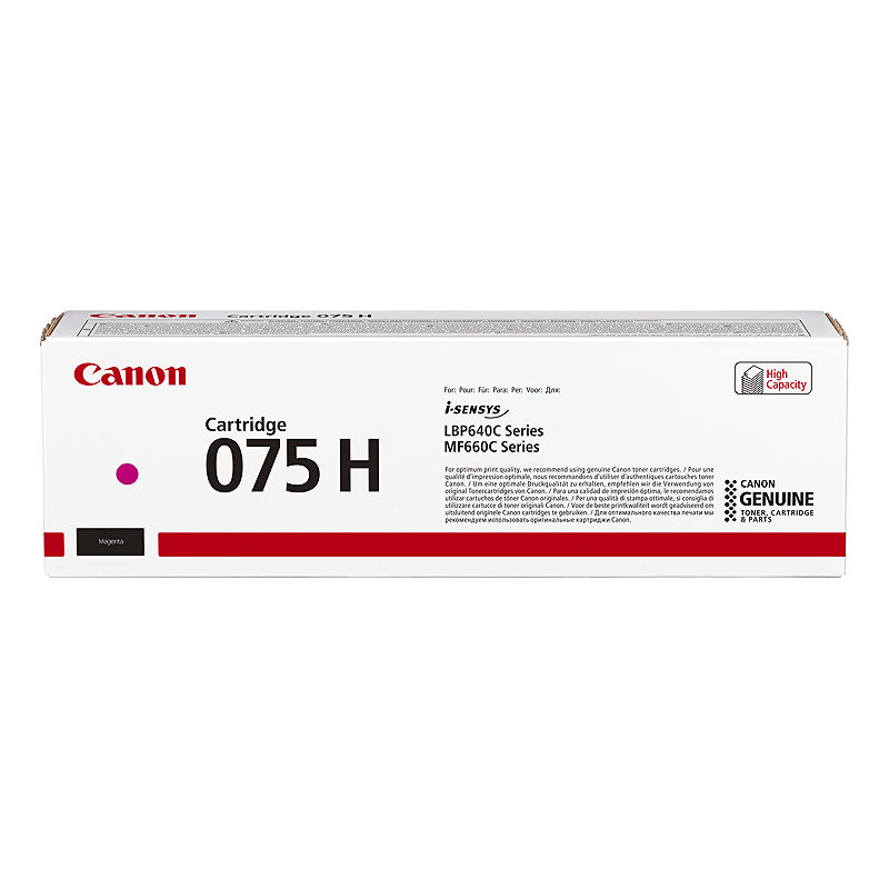 Canon 075 H tonerpatron 1 stk Original Magenta