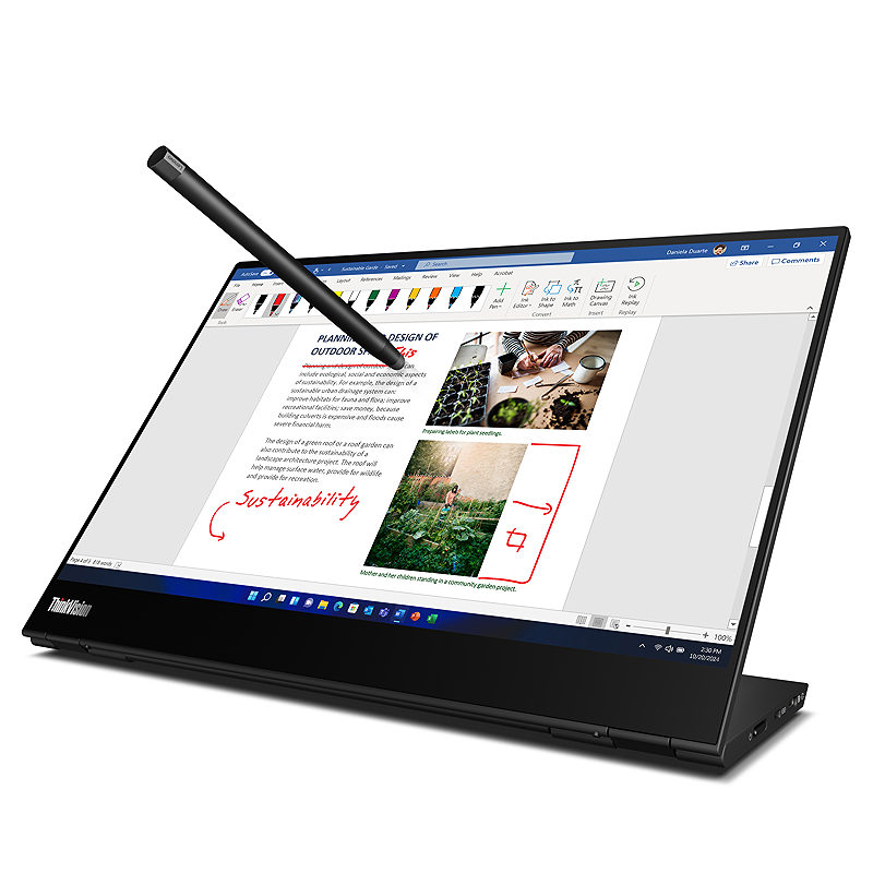 Lenovo ThinkVision M14t Gen 2 computer monitor - Billede 15