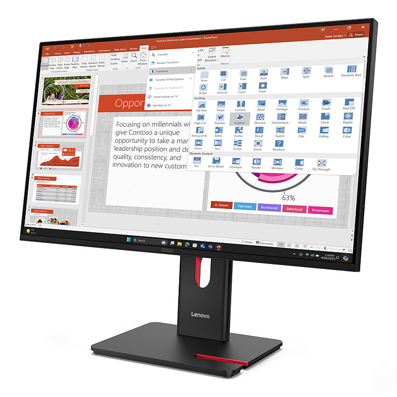 Lenovo ThinkVision T27-40 computer monitor - Billede 3