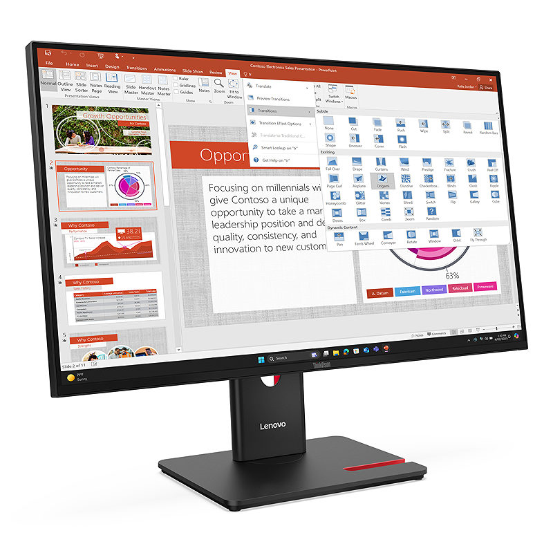 Lenovo ThinkVision T27-40 computer monitor - Billede 4