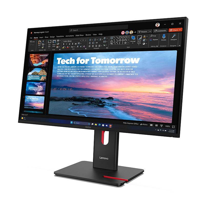 Lenovo ThinkVision T27QD-40 computer monitor - Billede 4