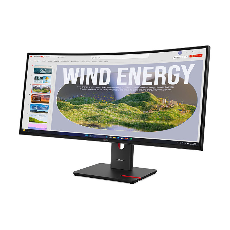 Lenovo ThinkVision T34WD-40 computer monitor - Billede 2