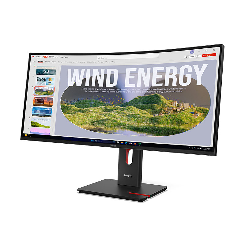 Lenovo ThinkVision T34WD-40 computer monitor - Billede 3