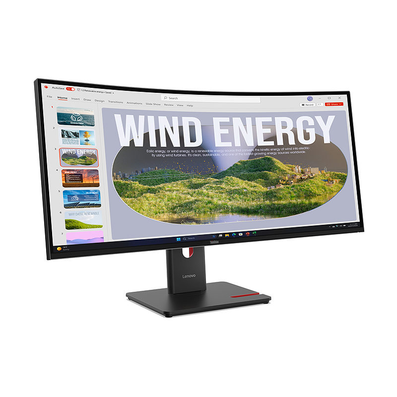 Lenovo ThinkVision T34WD-40 computer monitor - Billede 4