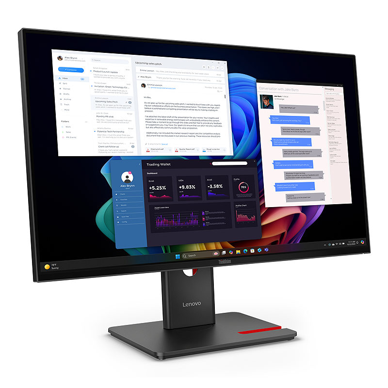Lenovo ThinkVision T27UD-40 computer monitor - Billede 4