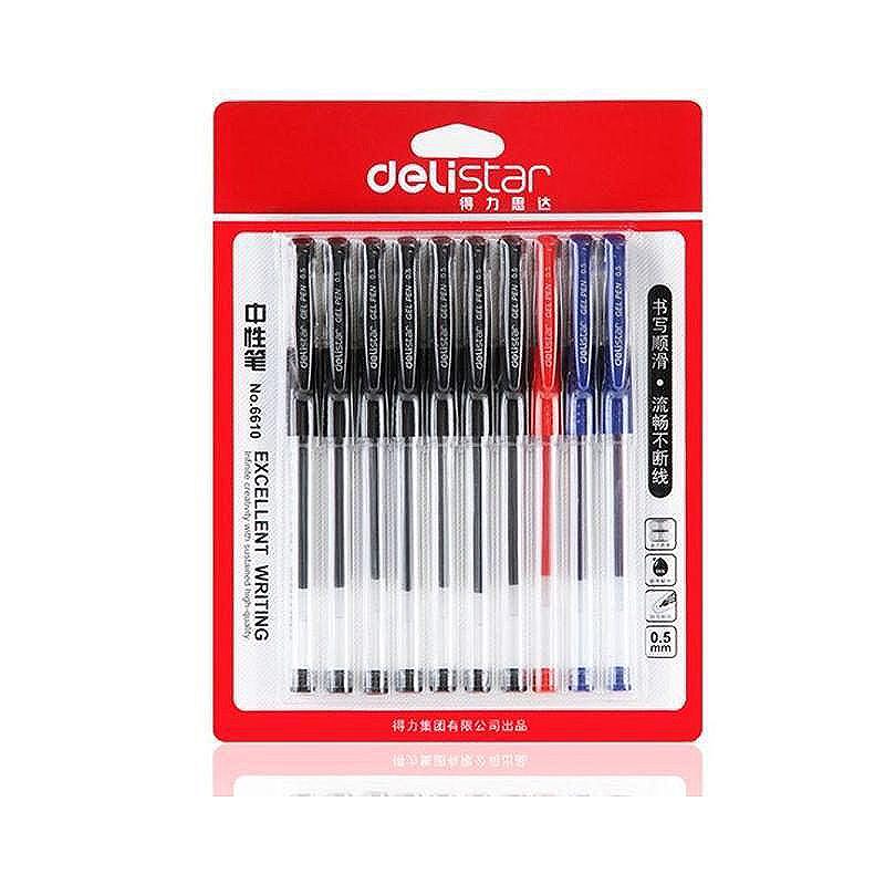 Gel pen 0,5mm ass BK/C/M
