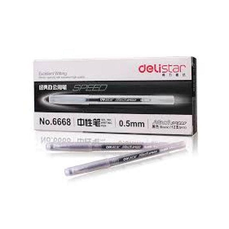 Gel pen Sort 0,5mm