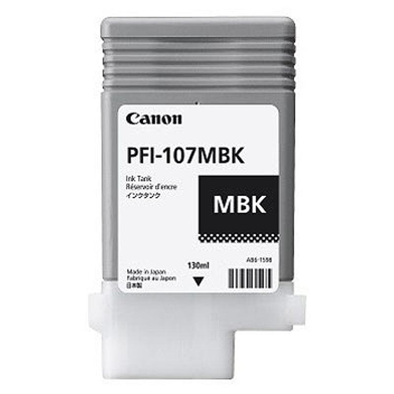 Canon PFI-107MBK blækpatron 1 stk Original Mat sort