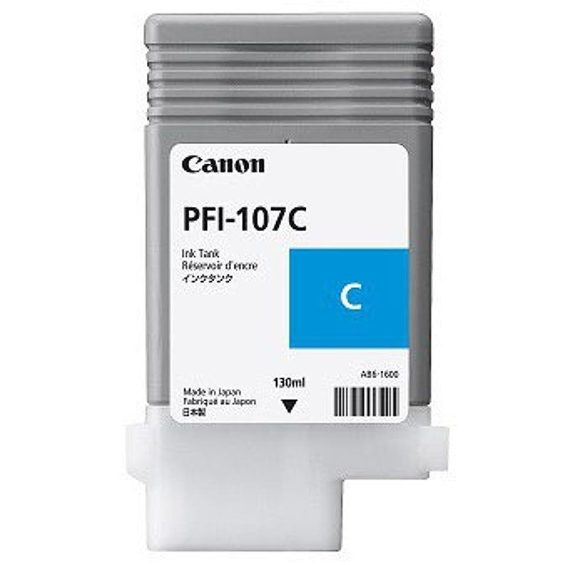 Canon PFI-107C blækpatron 1 stk Original Blå