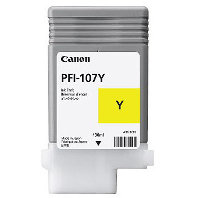 Canon PFI-107Y blækpatron 1 stk Original Gul