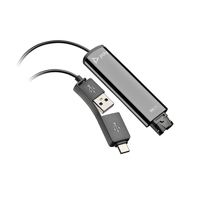 HP Poly DA75 USB til QD-adapter