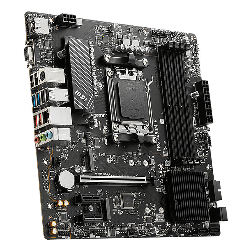 MSI PRO B650M-P bundkort AMD B650 Sokkel AM5 micro ATX - Billede 2
