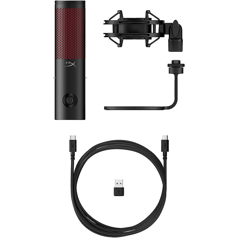 HyperX QuadCast 2 – USB Microphone (sort) - Billede 7