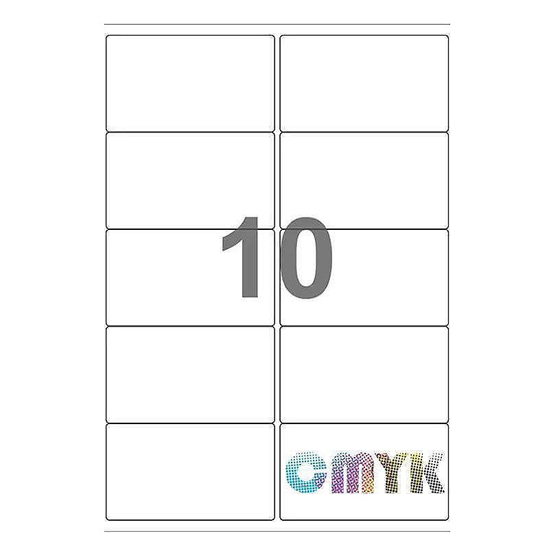 Universal label A4 105 x57 10*etiket