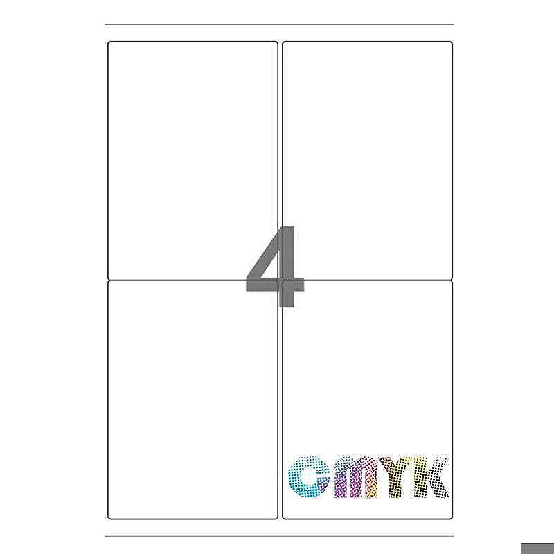 Universal label A4 105 x148 4*etiket