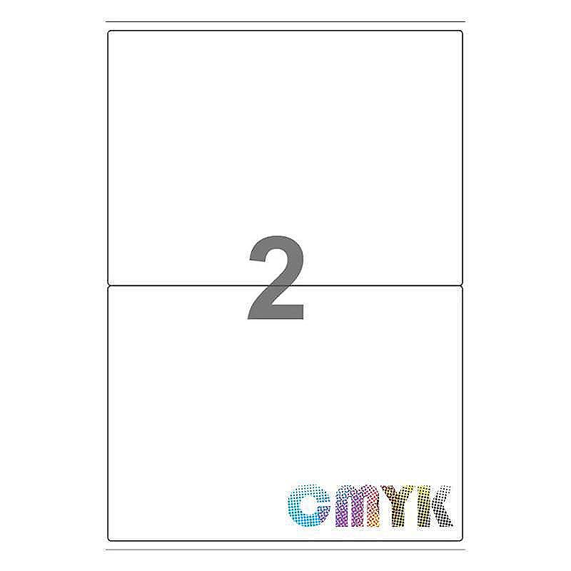 Universal label A4 210 x148 2*etiket