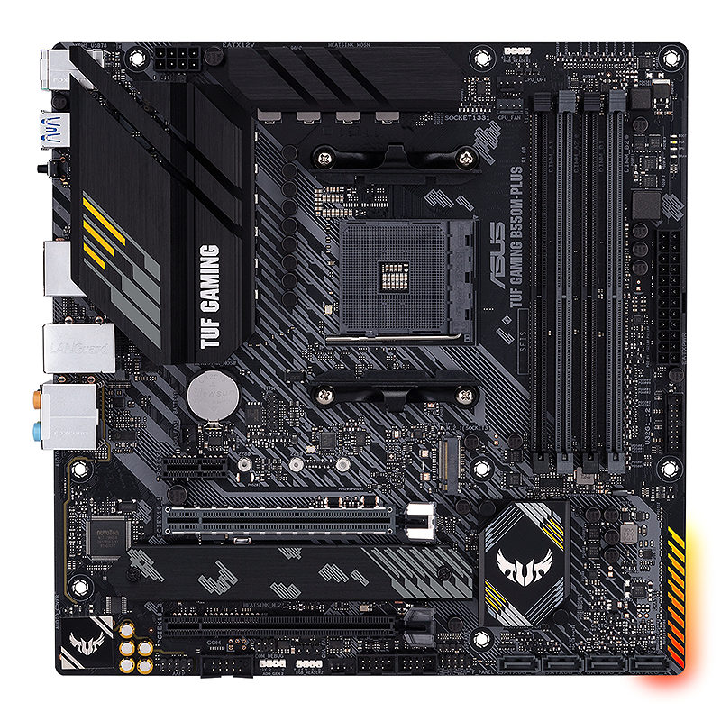 ASUS TUF GAMING B550M PLUS AMD B550 Stik AM4 micro ATX