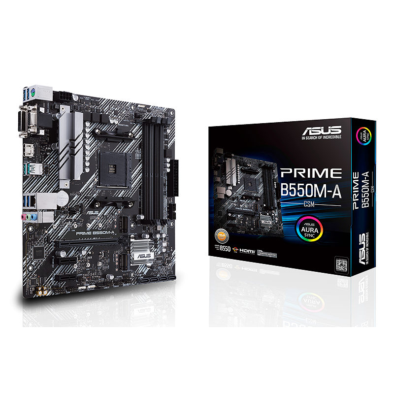 ASUS Prime B550M-A/CSM AMD B550 Stik AM4 micro ATX