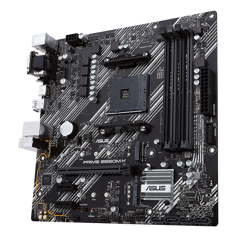 ASUS PRIME B550M-K AMD B550 Stik AM4 micro ATX - Billede 4