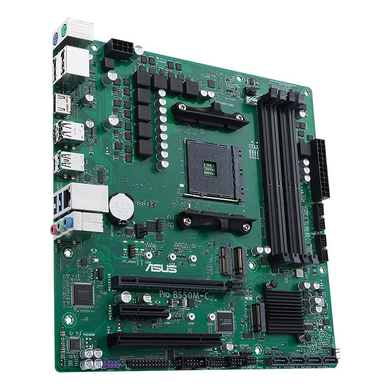 ASUS PRO B550M-C/CSM AMD B550 Stik AM4 micro ATX - Billede 3