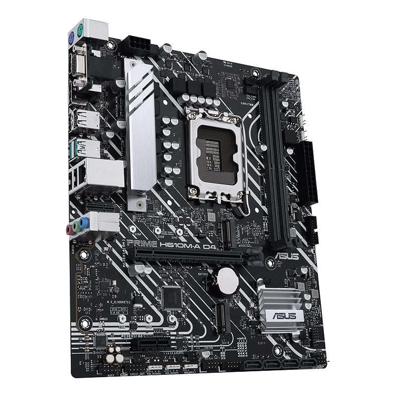 ASUS PRIME H610M-A D4-CSM Intel H610 LGA 1700 micro ATX - Billede 4