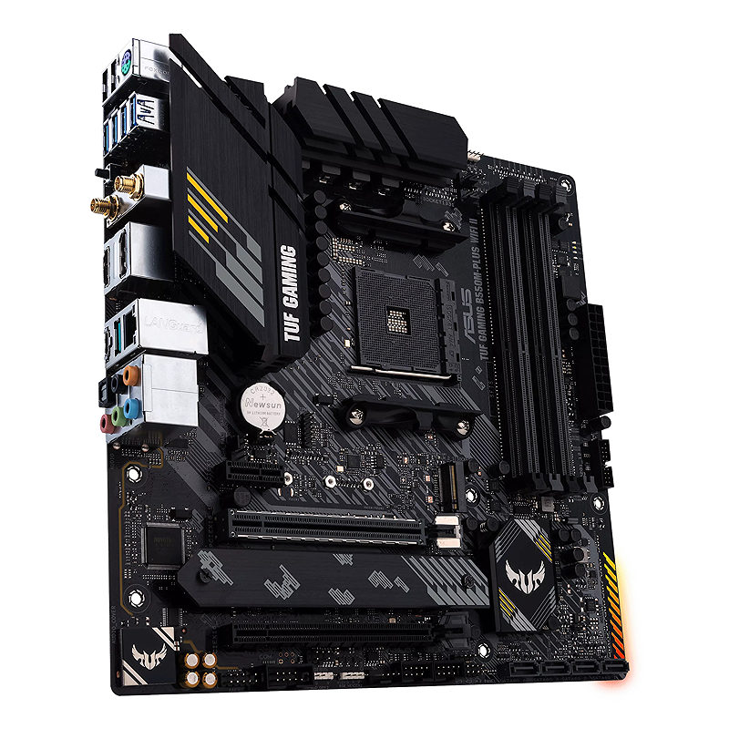 ASUS TUF GAMING B550M-PLUS WIFI II AMD B550 Stik AM4 micro ATX - Billede 4