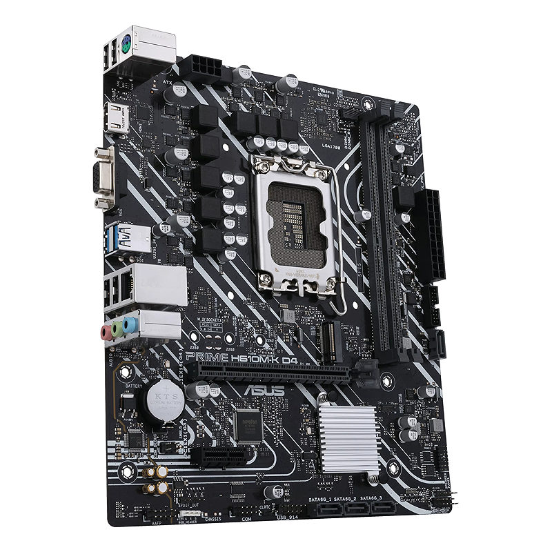 ASUS PRIME H610M-K D4 Intel H610 LGA 1700 micro ATX - Billede 4