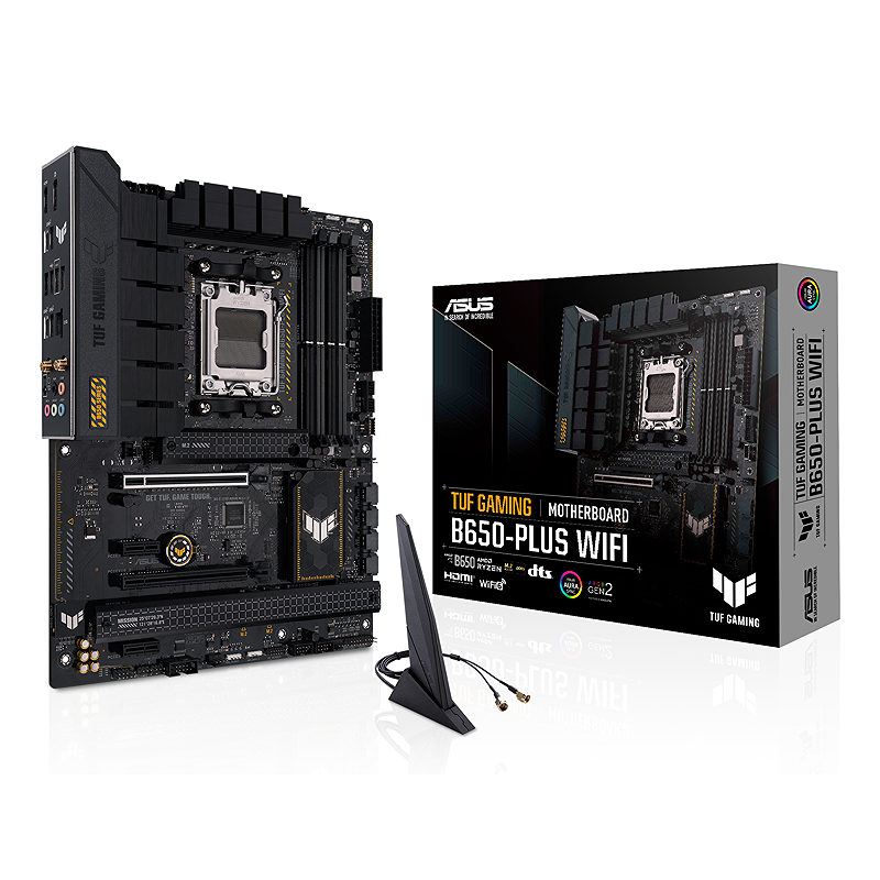ASUS TUF GAMING B650-PLUS WIFI AMD B650 Sokkel AM5 ATX