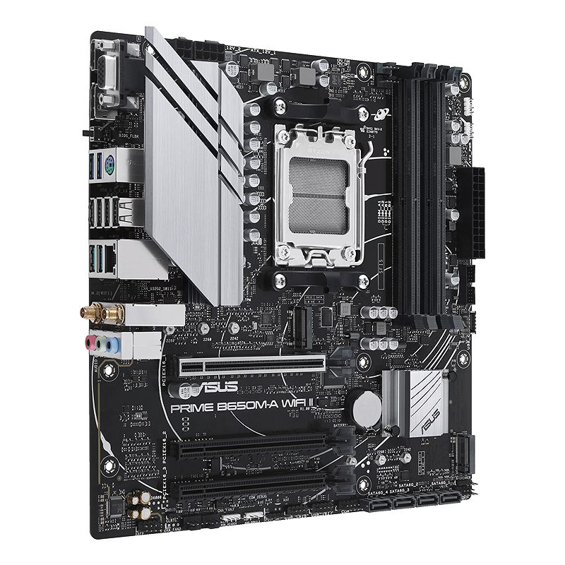ASUS PRIME B650M-A WIFI II AMD B650 Sokkel AM5 micro ATX - Billede 3