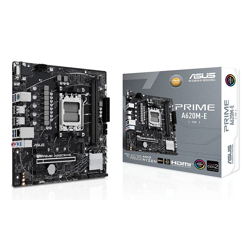 ASUS PRIME A620M-E-CSM AMD A620 Sokkel AM5 micro ATX