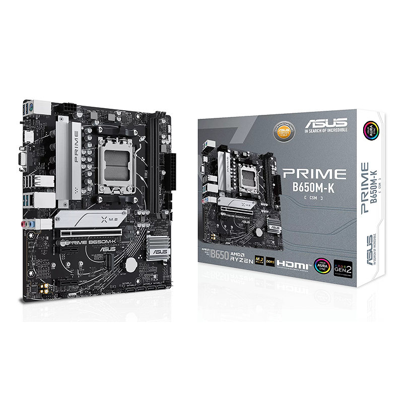 ASUS PRIME B650M-K AMD B650 Sokkel AM5 micro ATX