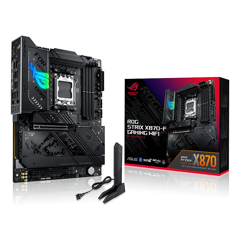 ASUS ROG STRIX X870-F GAMING WIFI AMD X870 Sokkel AM5 ATX