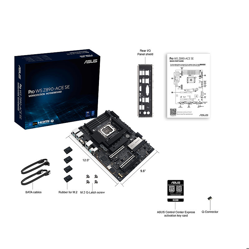 ASUS PRO WS Z890-ACE SE Intel Z890 LGA 1851 (Socket V1) ATX - Billede 3