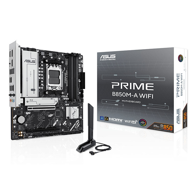 ASUS PRIME B850M-A WIFI AMD B850 Sokkel AM5 micro ATX