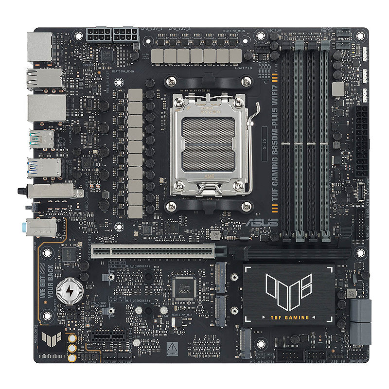 ASUS TUF GAMING B850M-PLUS WIFI7 AMD B850 Sokkel AM5 micro ATX - Billede 10
