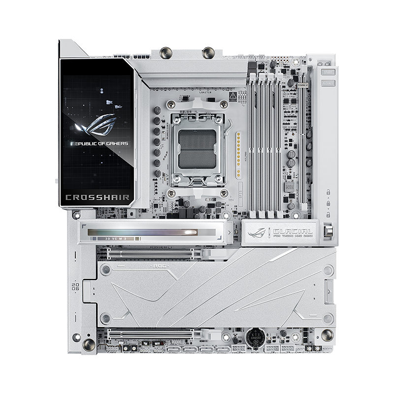 ASUS ROG CROSSHAIR X870E GLACIAL AMD X870E Sokkel AM5 Udvidet ATX - Billede 3