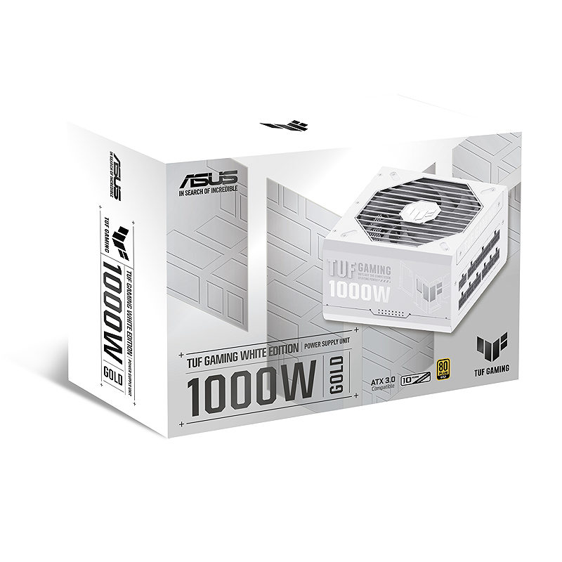 ASUS TUF Gaming 1000W Gold White Edition power supply unit - Billede 12