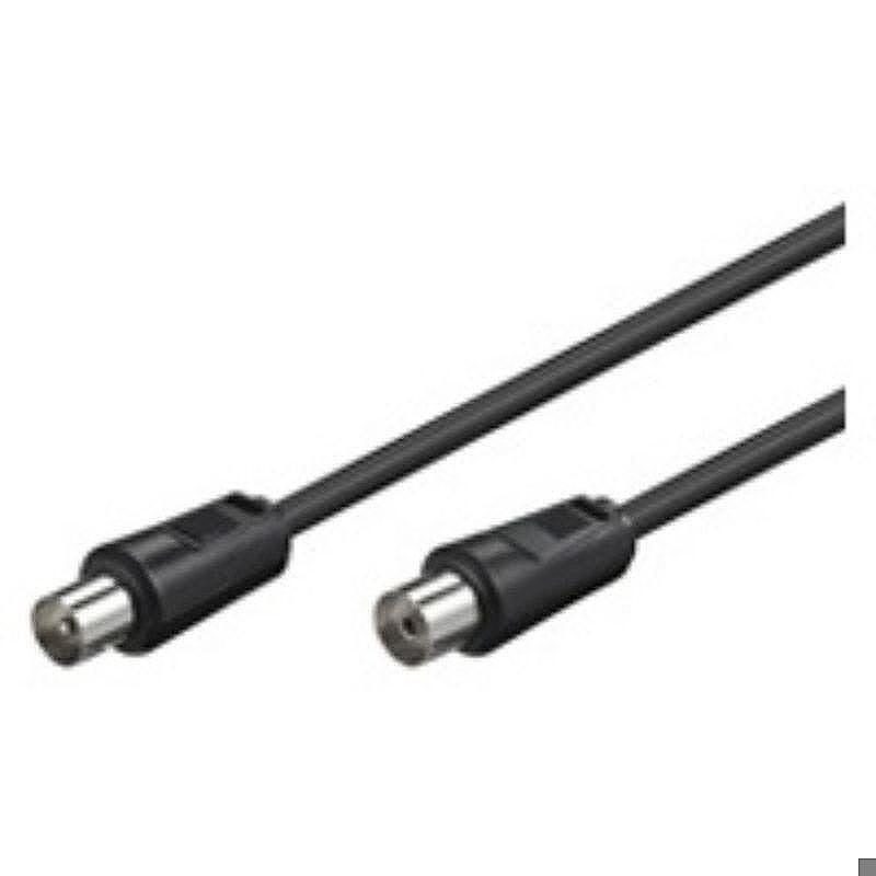 Antenne forbindelses kabel 0,2m sort
