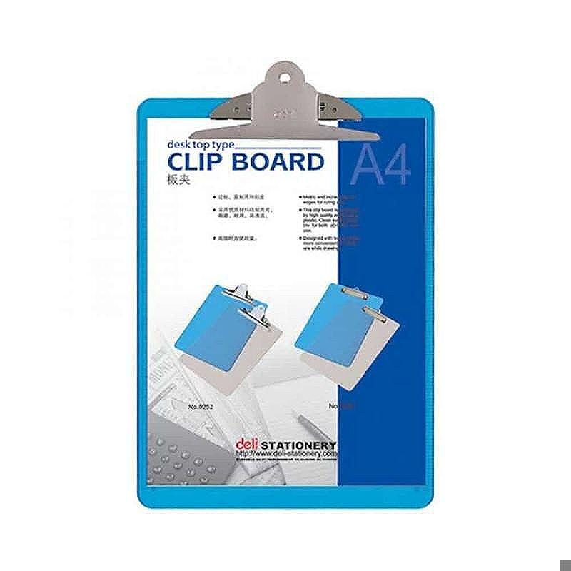 Clipboard A4 i blå plast