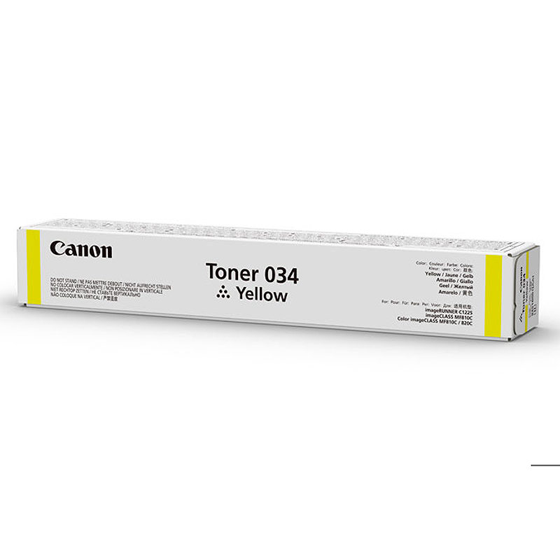 Canon 034 tonerpatron 1 stk Original Gul